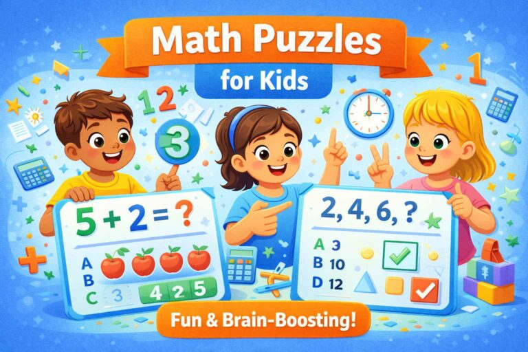 ➗ Math Puzzles for Kids